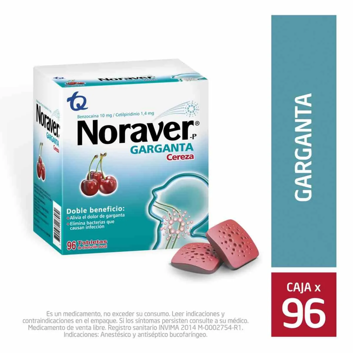 noraver garganta x96